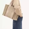 Bolso tote Woody en lino