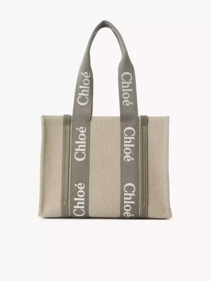 Bolso tote Woody en lino Bolso tote Woody en lino
