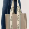 Bolso tote Woody en lino Bolso tote Woody en lino