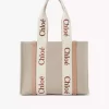 Bolso tote Woody en lino Bolso tote Woody en lino