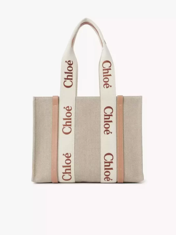 Bolso tote Woody en lino Bolso tote Woody en lino