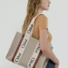 Bolso tote Woody en lino Bolso tote Woody en lino