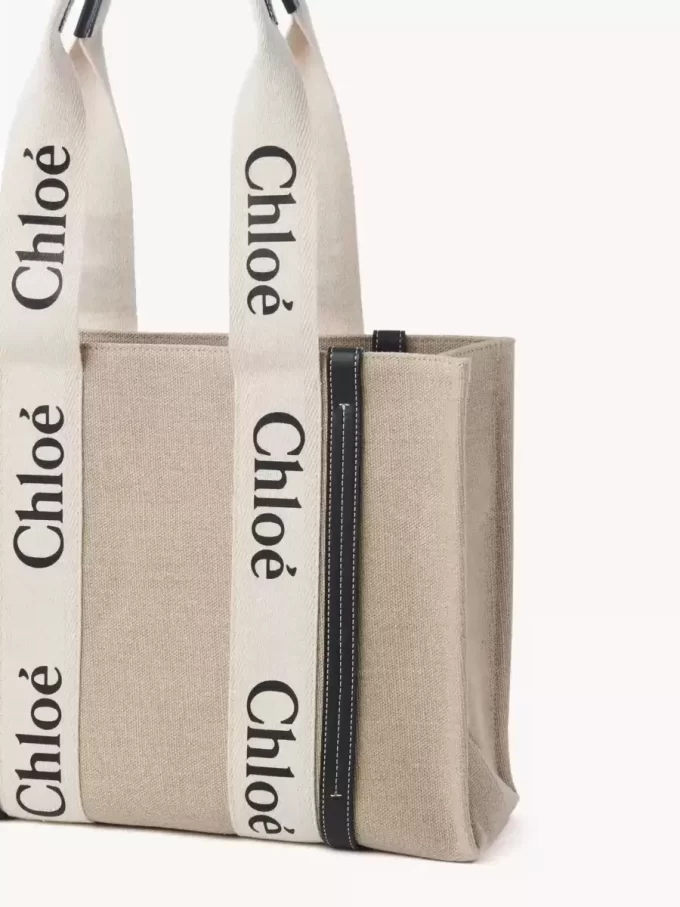 Bolso tote Woody en lino