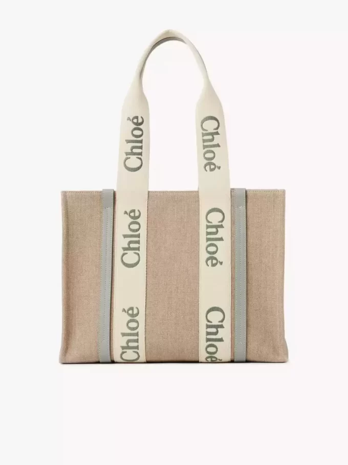 Bolso tote Woody en lino Bolso tote Woody en lino