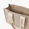 Bolso tote Woody en lino Bolso tote Woody en lino