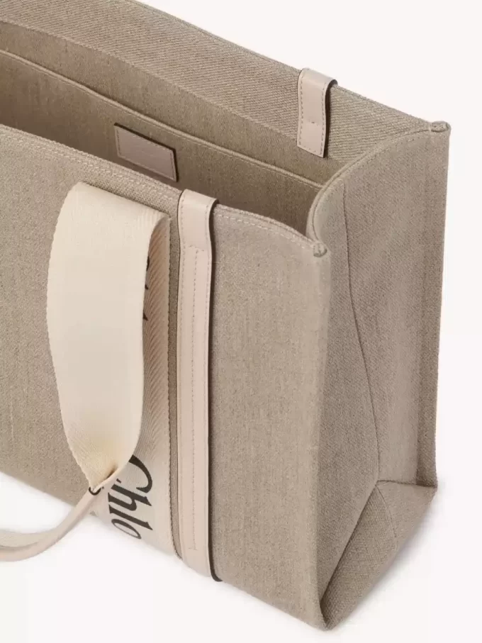 Bolso tote Woody en lino