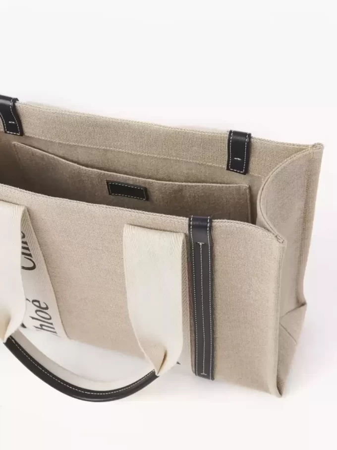 Bolso tote Woody en lino