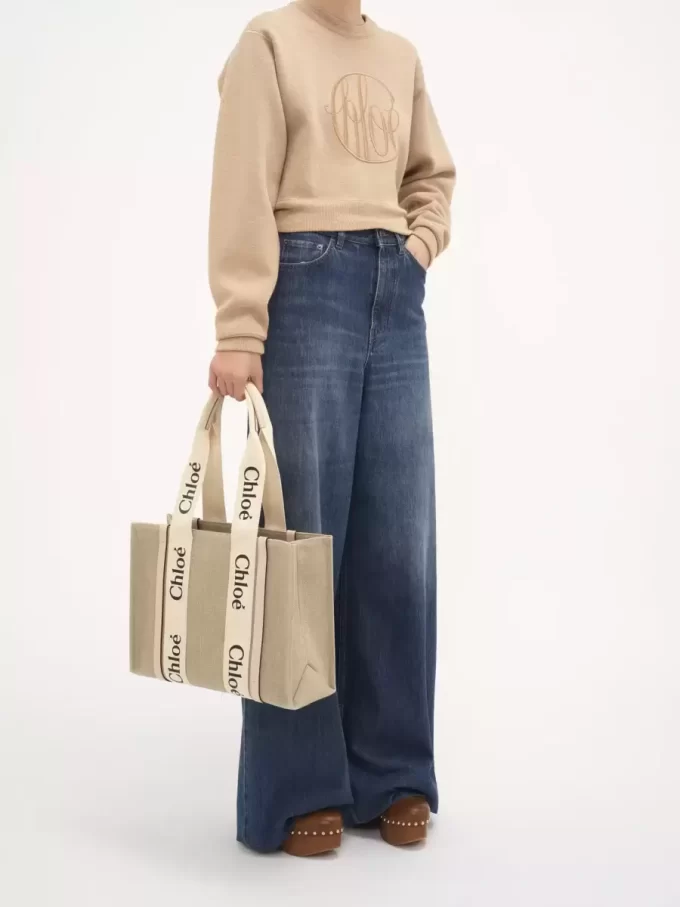 Bolso tote Woody en lino