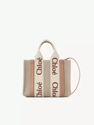 Bolso tote Woody pequeño en lino