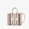 Bolso tote Woody pequeño en lino