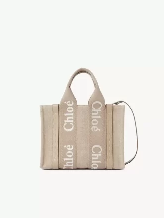 Bolso tote Woody pequeño en lino