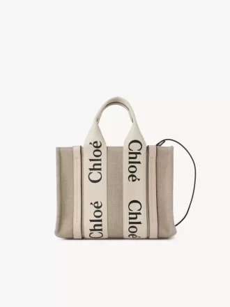 Bolso tote Woody pequeño en lino