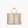 Bolso tote Woody pequeño en lino