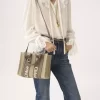 Bolso tote Woody pequeño en lino Bolso tote Woody pequeño en lino