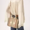 Bolso tote Woody pequeño en lino Bolso tote Woody pequeño en lino