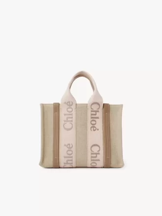 Bolso tote Woody pequeño en lino