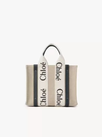Bolso tote Woody pequeño en lino