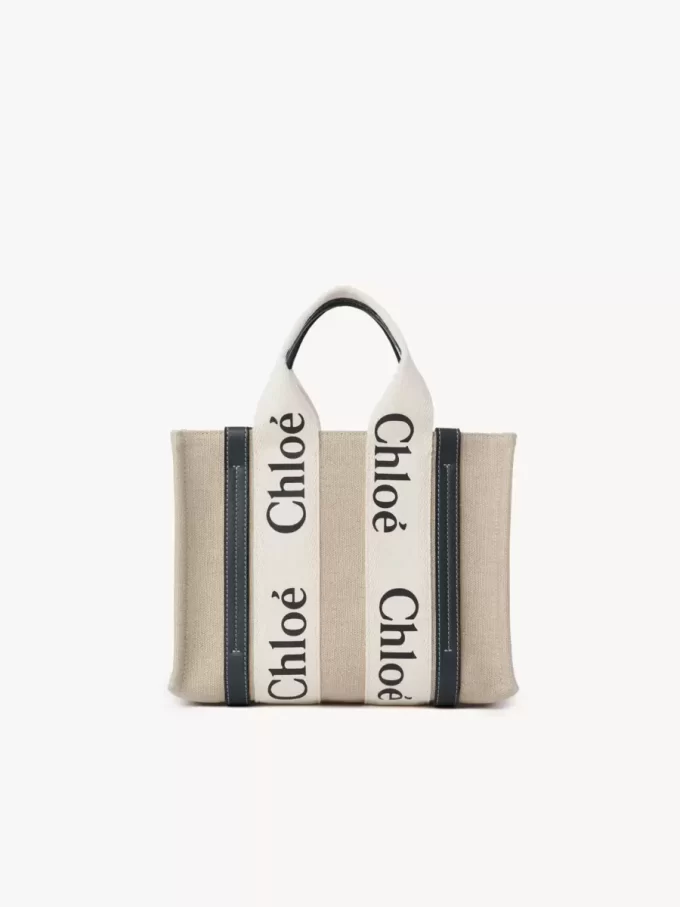 Bolso tote Woody pequeño en lino
