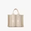 Bolso tote Woody pequeño en lino