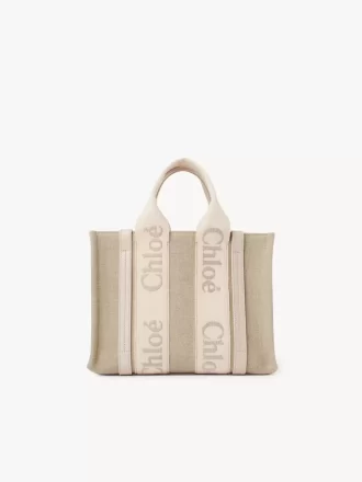 Bolso tote Woody pequeño en lino