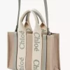 Bolso tote Woody pequeño en lino Bolso tote Woody pequeño en lino