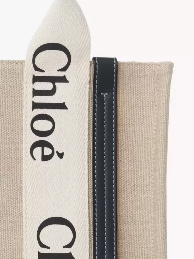 Bolso tote Woody pequeño en lino