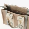 Bolso tote Woody pequeño en lino Bolso tote Woody pequeño en lino