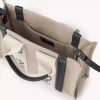 Bolso tote Woody pequeño en lino