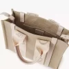 Bolso tote Woody pequeño en lino
