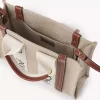 Bolso tote Woody pequeño en lino