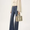Bolso tote Woody pequeño en lino Bolso tote Woody pequeño en lino