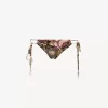 Braguita de bikini con estampado de rosas