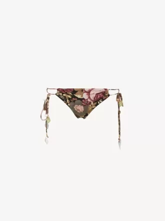 Braguita de bikini con estampado de rosas