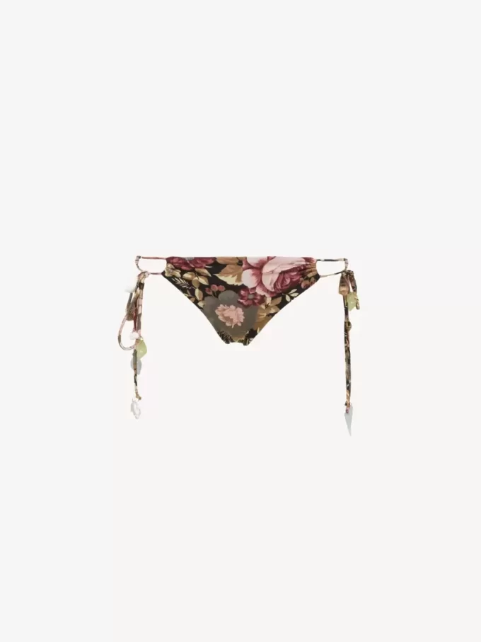 Braguita de bikini con estampado de rosas