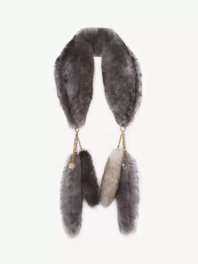 Bufanda Treasure Tails en piel de oveja Bufanda Treasure Tails en piel de oveja