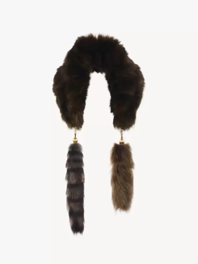 Bufanda Treasure Tails en piel de oveja Bufanda Treasure Tails en piel de oveja