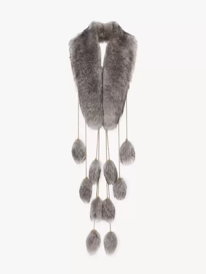 Bufanda Treasure Tails en piel de oveja