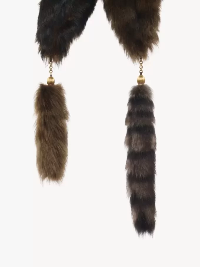 Bufanda Treasure Tails en piel de oveja Bufanda Treasure Tails en piel de oveja