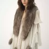 Bufanda Treasure Tails en piel de oveja