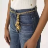Camiseta ajustada de cuello redondo en algodón