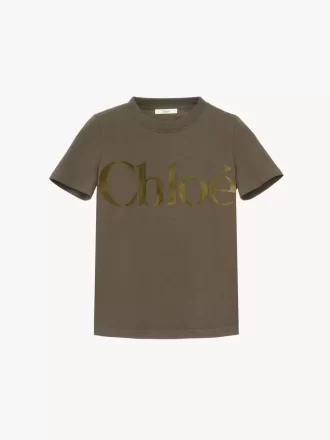 Camiseta ajustada de jersey de algodón