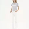 Camiseta Capricornio de corte bebé en jersey de algodón Camiseta Capricornio de corte bebé en jersey de algodón