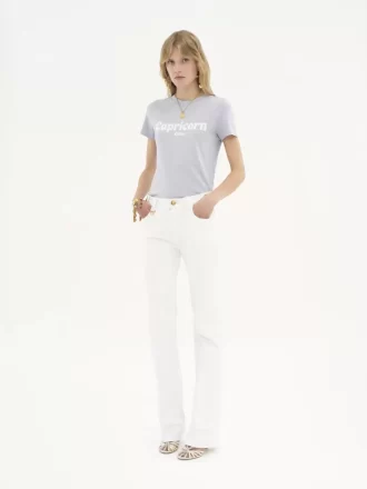 Camiseta Capricornio de corte bebé en jersey de algodón
