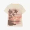 Camiseta de algodón con logo para bebé Camiseta de algodón con logo para bebé