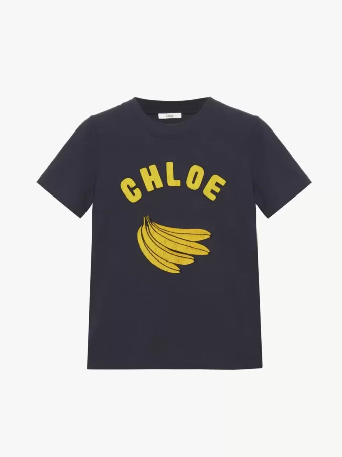 Camiseta de algodón con logo para bebé Camiseta de algodón con logo para bebé