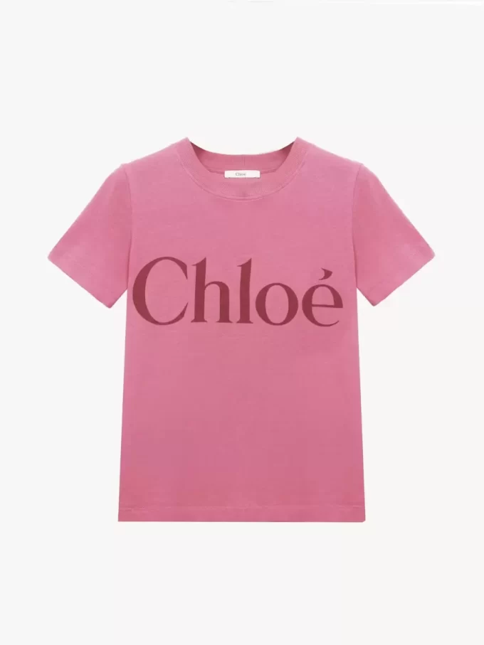 Camiseta de algodón con logo para bebé Camiseta de algodón con logo para bebé