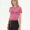 Camiseta de algodón con logo para bebé Camiseta de algodón con logo para bebé