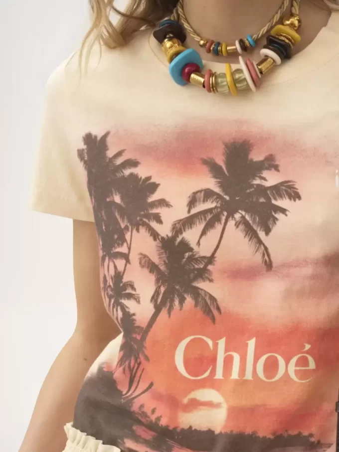 Camiseta de algodón con logo para bebé Camiseta de algodón con logo para bebé