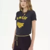 Camiseta de algodón con logo para bebé Camiseta de algodón con logo para bebé