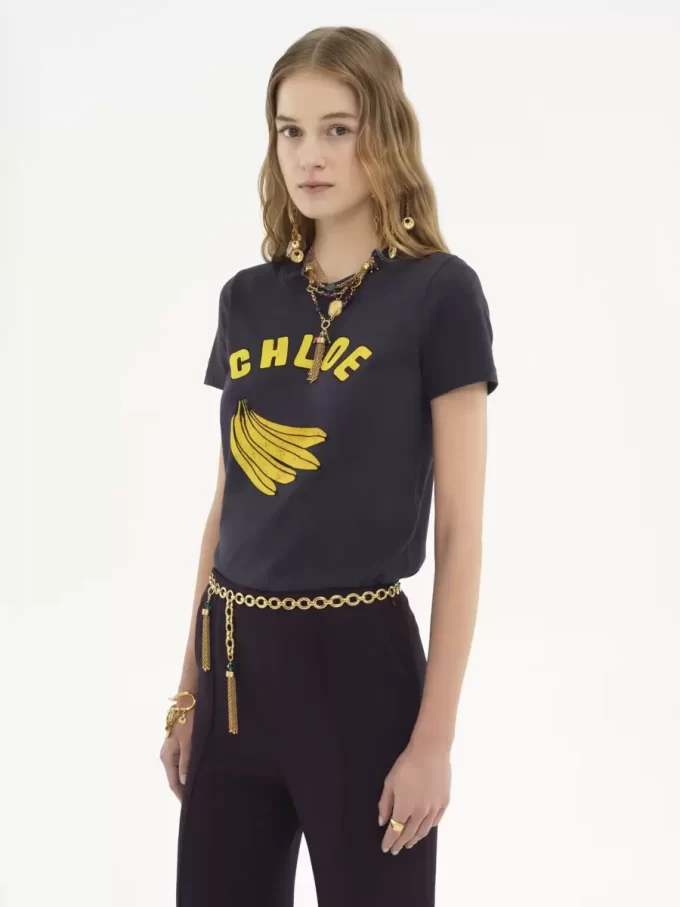 Camiseta de algodón con logo para bebé Camiseta de algodón con logo para bebé